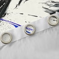 thumbnail image 4 of Manfei Chic Watercolor Blackout Curtains Set of 2 (52x84 Each) for Teen, Chinese Ink Window Curtains, Black Blue Splash Curtains and Drapes, Curtains and Drapes Bedroom Decor, 4 of 6