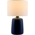 thumbnail image 5 of Livabliss Table Lamps, 16" Elio Traditional Bedside Nightstand Table Lamp for Bedroom Living Room Office, Navy Body with White Shade (16"H x 10"W x 10"D), 5 of 7