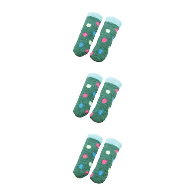 Guardoinrt 24pieces Machine Washable Durable Furniture Foot Cover Floor Protection Solution Premium Polyester style 6 3Set