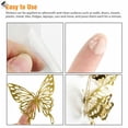 thumbnail image 4 of PULLIMORE 12 Pcs 3D Butterfly Wall Stickers Butterflies Wall Decorations DIY Art Decor for Home Bedroom Living Room TV Background Wall Kitchen Fridge Window&nbsp;(Silver), 4 of 9