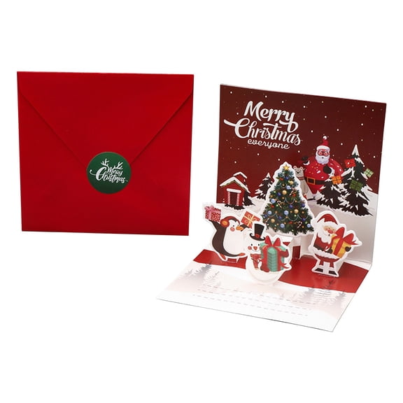 2026 Christmas Home Party Decoration Christmas Greeting Card Christmas Celebration Party Supplies