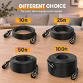100 feet - 1 pack 3 Pin Plated XLR DMX Audio Video Cable for Stage ...