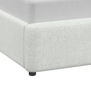 Better Homes & Gardens Juliet Boucle King Platform Bed, Ivory