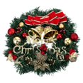 thumbnail image 3 of Chic Christmas Wreath 1Pc Ornament For Shop Window Display 30CM Red Design, 3 of 3