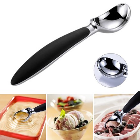 

TALENT Solid Stainless Steel Ice Cream Scoop Zinc Alloy Icecream Scoop Anti-Slip Ergonomic Handle Durable Spoon For Dessert
