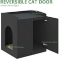 thumbnail image 4 of Litter Robot Enclosure, Litter Robot Cabinet, Modern Automatic Litter Box Enclosure Cover for Litter Robot 3 & 4 (Black), 4 of 9