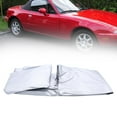 thumbnail image 4 of Luwecf Half Car Cover Car Cover Windproof Weather Car Cover Protect Your Windshield and, 4 of 7