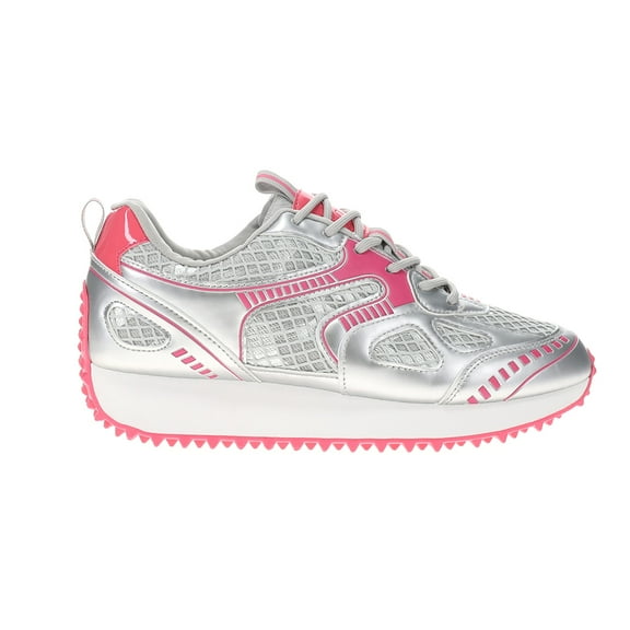 Vintage Havana Womens Apollo Metallic Lace Up  Athletic Sneakers Casual Sho