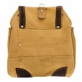thumbnail image 2 of 10 Pocket Suede Leather Tool Bag Heavy Duty Carpenter Storage Pouch - Tan, 2 of 10