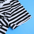 thumbnail image 2 of Oversized Striped Dog T-Shirt, Breathable Cotton Vest for Medium to Large Dogs, Black and White, Size XL, Comfortable Pet Apparel, 2 of 7