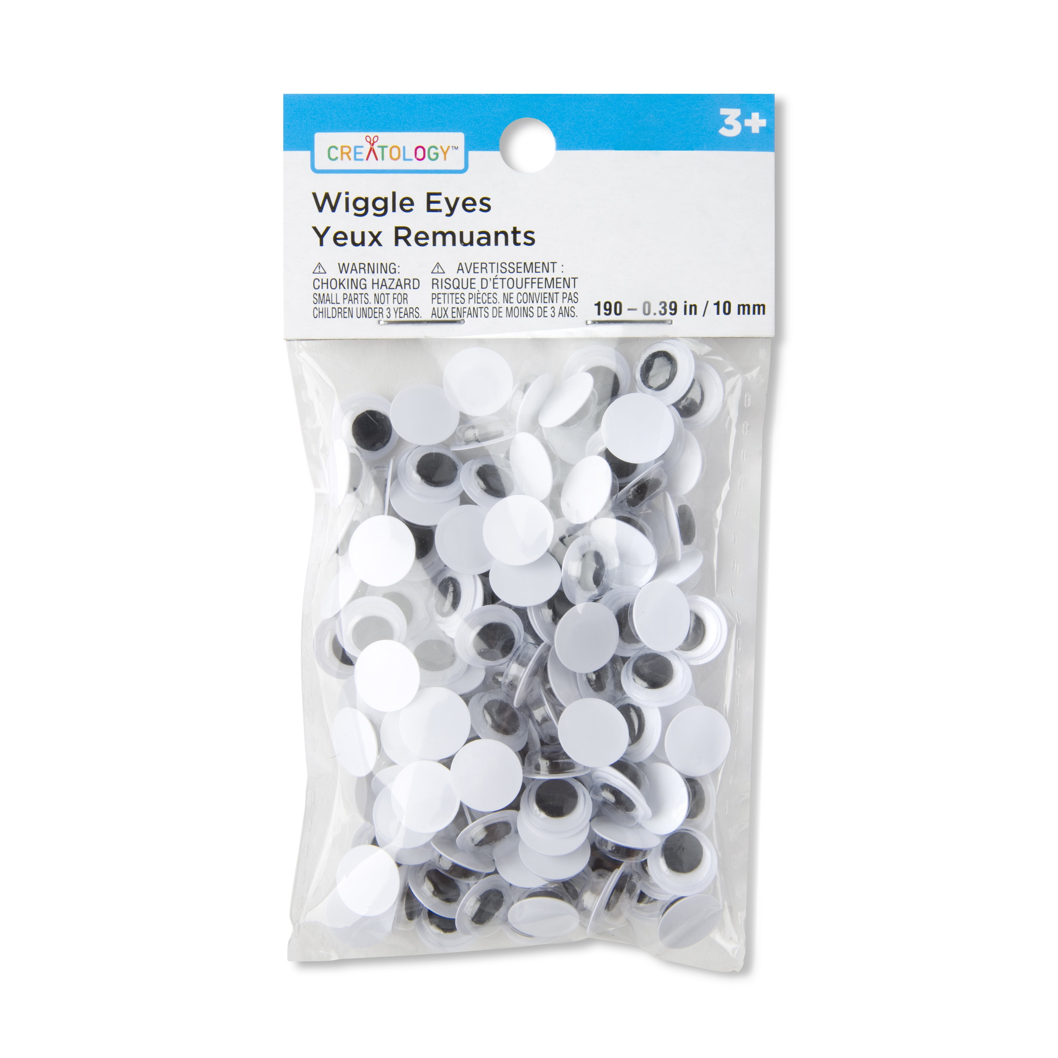 12 Packs: 190 ct. (2,280 total) 10 mm Flat Back Wiggle Eyes by Creatology™