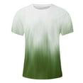 thumbnail image 4 of Qertyioot Hommes Imprimer Manches Courtes Col Rond T-shirt Casual Mode Manches Courtes Dégagement, 4 of 5
