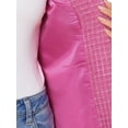 thumbnail image 5 of INSPIRE CHIC Women's Tweed Blazer Notch Lapel Long Sleeve Fall Elegant Business Casual Jacket S Hot Pink, 5 of 5