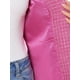 thumbnail image 5 of BLAZER DE TWEED PARA MUJER CHIC INSPIRADOR CON SOLAPA EN V Y MANGAS LARGAS, ELEGANTE Y CASUAL DE NEGOCIOS, TALLA M, ROSA FUCSIA, 5 of 6