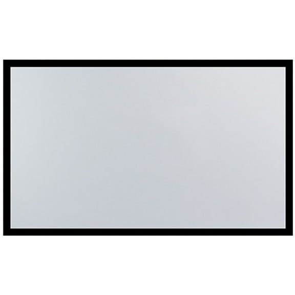 Miumaeov 130" Fixed Aluminum Frame Projector Screen White Glass Fiber Home Theatre HD TV Projection