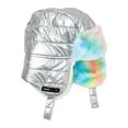 thumbnail image 2 of Swiss Tech Girls Rainbow Trapper Hat, Sizes S-XL, 2 of 2