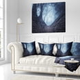 thumbnail image 3 of Designart Sunlight Hitting Foggy Forest - Landscape Photography Throw Pillow - 18x18, 3 of 5