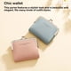 thumbnail image 2 of Qarigey Cartera de cuero plegable portátil, monedero de almacenamiento para fiestas, para niñas, para viajar, para compras, tarjetero, bolsa Carteras, 2 of 6
