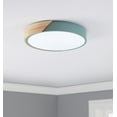 thumbnail image 4 of Aiwen Round LED Flush Mount Ceiling Lamp Modern Light Fixture Green, 4 of 9