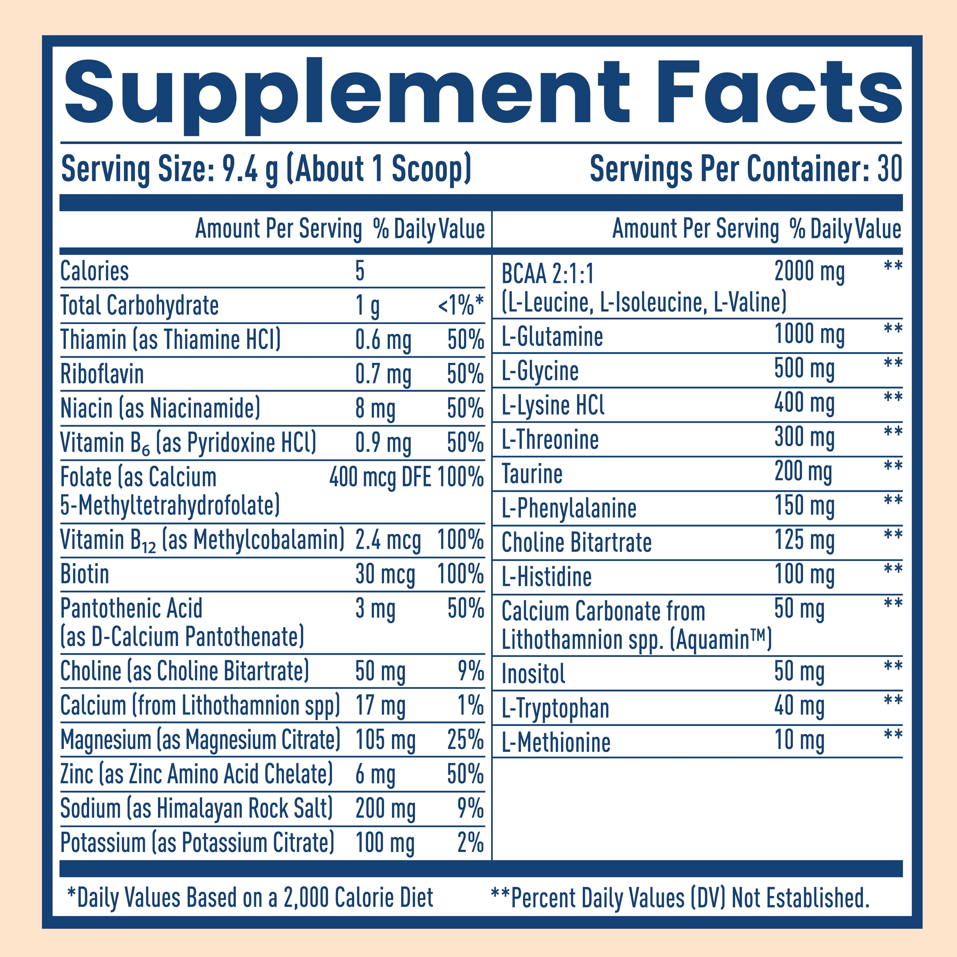NativePath Hydrate Electrolyte Powder, Tangerine, Zero Sugar Drink Mix with BCAAs, 30 Servings