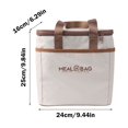 thumbnail image 3 of Fiudx Ofertas Relámpago Bolsa De Picnic Al Aire Libre Bolsa Aislada Bolsa Refrigerada Cesta De Picnic Bolsa De Temperatura Constante Papel De Aluminio Grueso Bolso De Gran Capacidad, 3 of 7