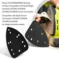 thumbnail image 5 of 4 Set 039065005001 Mouse Sander Replacement Pads for Ryobi Ridgid Homelite CFS1503K CFS1503 CFS1502 CFS1503G Corner Cat Sander, Includes Mouse Sander Replacement Pads (4) & Backing Platen (4), 5 of 7