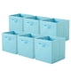 thumbnail image 1 of Storage Cubes ShellKingdom, tela plegable, paquete de 6 unidades, color azul claro, 1 of 9