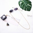 thumbnail image 3 of HAKIDZEL 1Set Sunglasses Chains Golden Metal Anti-slip Eyeglasses Rope For Traveling, 3 of 8