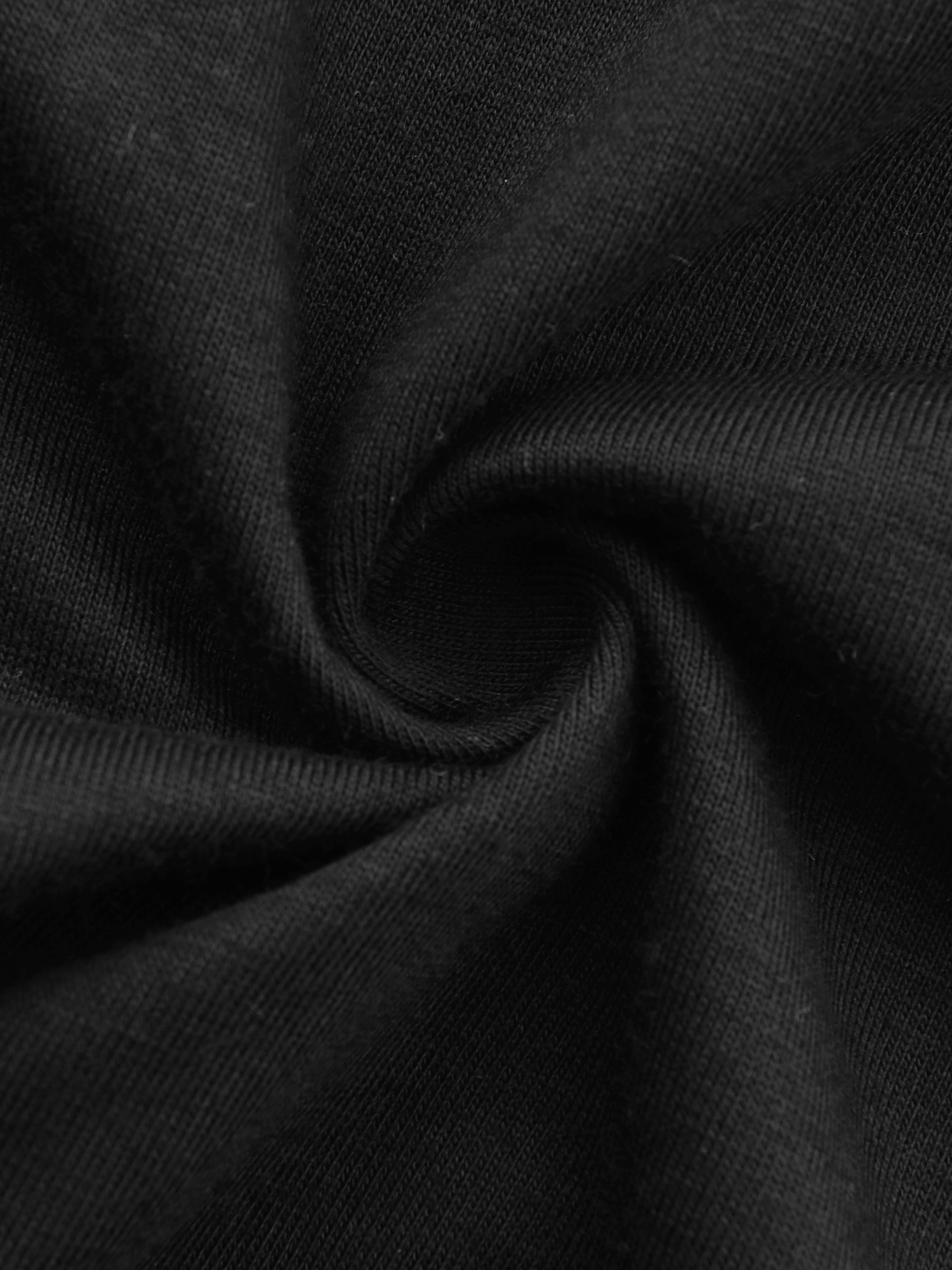 DARING DIVA Long Sleeve Oversized Round Neck Sleepwear Shirts S Black