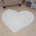 thumbnail image 4 of EIMELI Shaggy Rugs Decorative Non-slip Useful Bedroom Faux Wool Fluffy Mats, 4 of 5