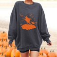 thumbnail image 2 of Vedolay Women's T Shirts Women's 2023 Oversized Hoodies Sweatshirts Casual Long Sleeve Pullover Loose 2023 Fall Clothes,Gray L, 2 of 3