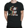 thumbnail image 2 of Retro Cartoon Vibes with Rainbow Men's T-shirt, 2 of 3