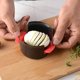 thumbnail image 3 of Cortador de huevos, cortador de huevos 3 en 1 de acero inoxidable para huevos duros, cortador de uvas multifuncional con diferentes formas para el hogar, cocina, 3 of 5