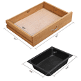thumbnail image 4 of Alden design Wooden Potting Bench with Sink Drawer & 2 Shelves for Garden, Wood, 4 of 7