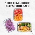 thumbnail image 6 of VIXINO 3-Pc Vacuum  Sealer Containers for Fridge Organizers & Storage - Stackable, BPA-Free, Keep Food Fresh Longer, 6 of 7