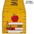 thumbnail image 3 of Floleo Watercolor Book Print Table Runner, 183cm Classroom Dining Tablecloth, Literary Style Decorative Flag for Home Party and Study Desk, 3 of 8