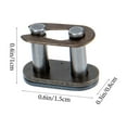 thumbnail image 2 of OULII 16pcs Aluminum Alloy Chain Connector for Reliable Transportation, 2 of 7