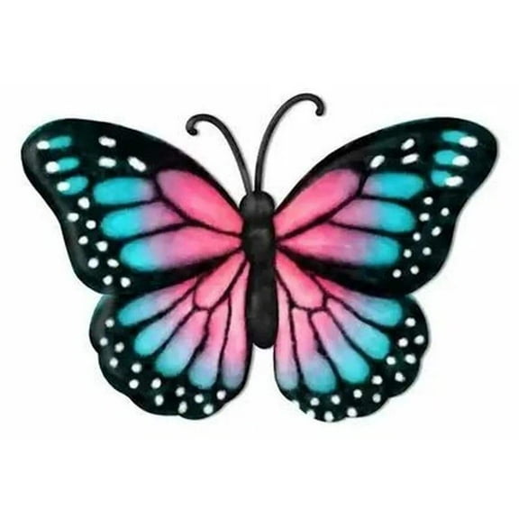 Craig Bachman Pink Monarch Metal Embossed Butterfly