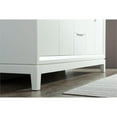 thumbnail image 3 of Water Creation Elizabeth 60" Hardwood Double Bathroom Vanity in White/Chrome, 3 of 9