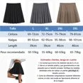 thumbnail image 3 of Mini Short Falda Plisada Cremallera Lateral Elegante Mujer, 3 of 8
