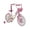 White Pink, variant on USToyOutlet Kids 16" Cruiser Steel Frame Bicycle