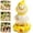 A, variant on Nallwabiu Rotatable Ceramic Duck Figurine with Headscarf, Kawaii Healing Desktop Decoration, Cute Art Ornament for Home & Office