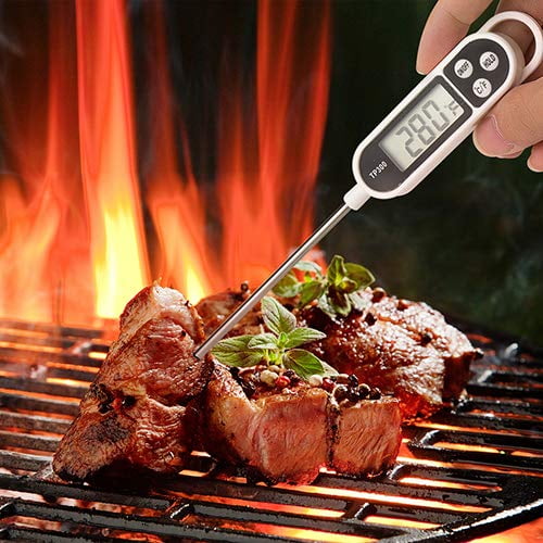 Anpro Meat Thermometer Digital Cooking Food Thermometer with Super Long  Probe for Grill Candy Kitchen BBQ Smoker Oven Oil Milk Yogurt Temperature