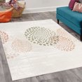 thumbnail image 2 of Abstract Decorative Rug, Modern and Cool Design Surreal Dots Like and Circled Design Art, Quality Carpet for Bedroom Dorm and Living Room, 6 Sizes, Pale Almond, by Ambesonne, 2 of 4