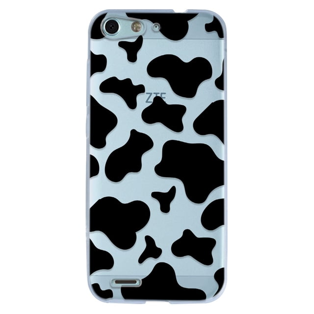 Funda para Blade V6 Vaca Animal Print, Uso Rudo, InstaCase Protector para Blade V6 antigolpes, case Vaca Animal Print