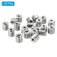 thumbnail image 3 of Unique Bargains Adaptateurs de Filetage Manchon Réducteur Écrou 20 Pcs M10x1.5 Mâle à M4x0.7 Femelle Réparation Insert Écrou 10mm, 3 of 7