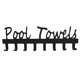 thumbnail image 1 of Toallero para piscina, toallero montado en la pared para baño, toallero, organizador de suspensión de acero al carbono, 1 of 5
