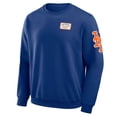 thumbnail image 3 of Men's Darius Rucker Collection by Fanatics Royal New York Mets Washed Crew Neck Pullover Sweatshirt, 3 of 4