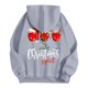 thumbnail image 4 of WILLBEST Sudadera de Mujer con Estampado de Letras, Sudadera con Capucha de Manga Larga y Bolsillos, Talla 59 X-Grande, 4 of 7