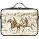 thumbnail image 2 of YBQF Western Desert Cowboy Travel Makeup Bag Large Makeup Train Case Professional Cosmetic Bag Organizer with Adjustable Shoulder Strap and Dividers, 2 of 5